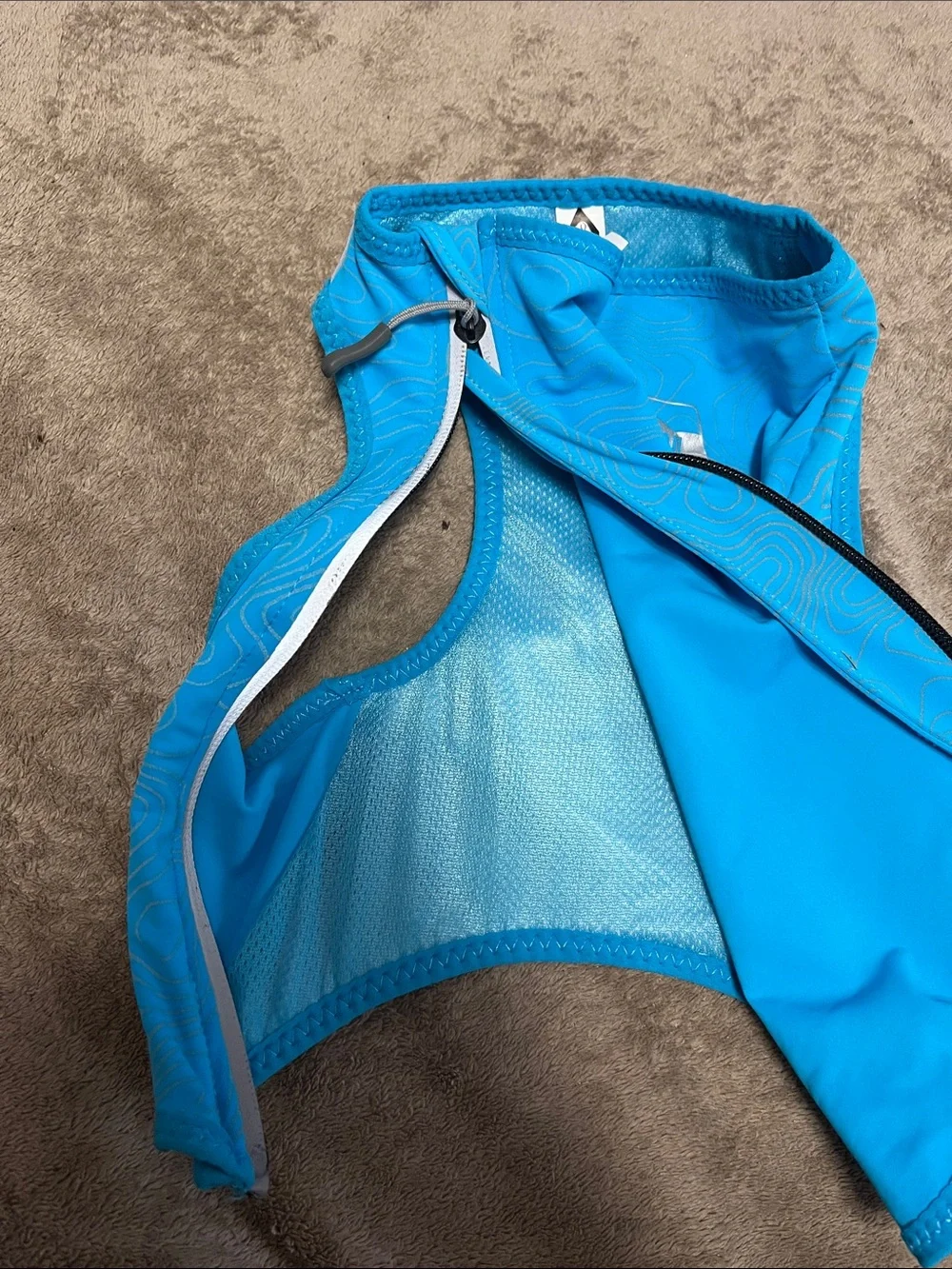 Arcadia trail: Blue Zipper-Front cooling  Rashguard Vest